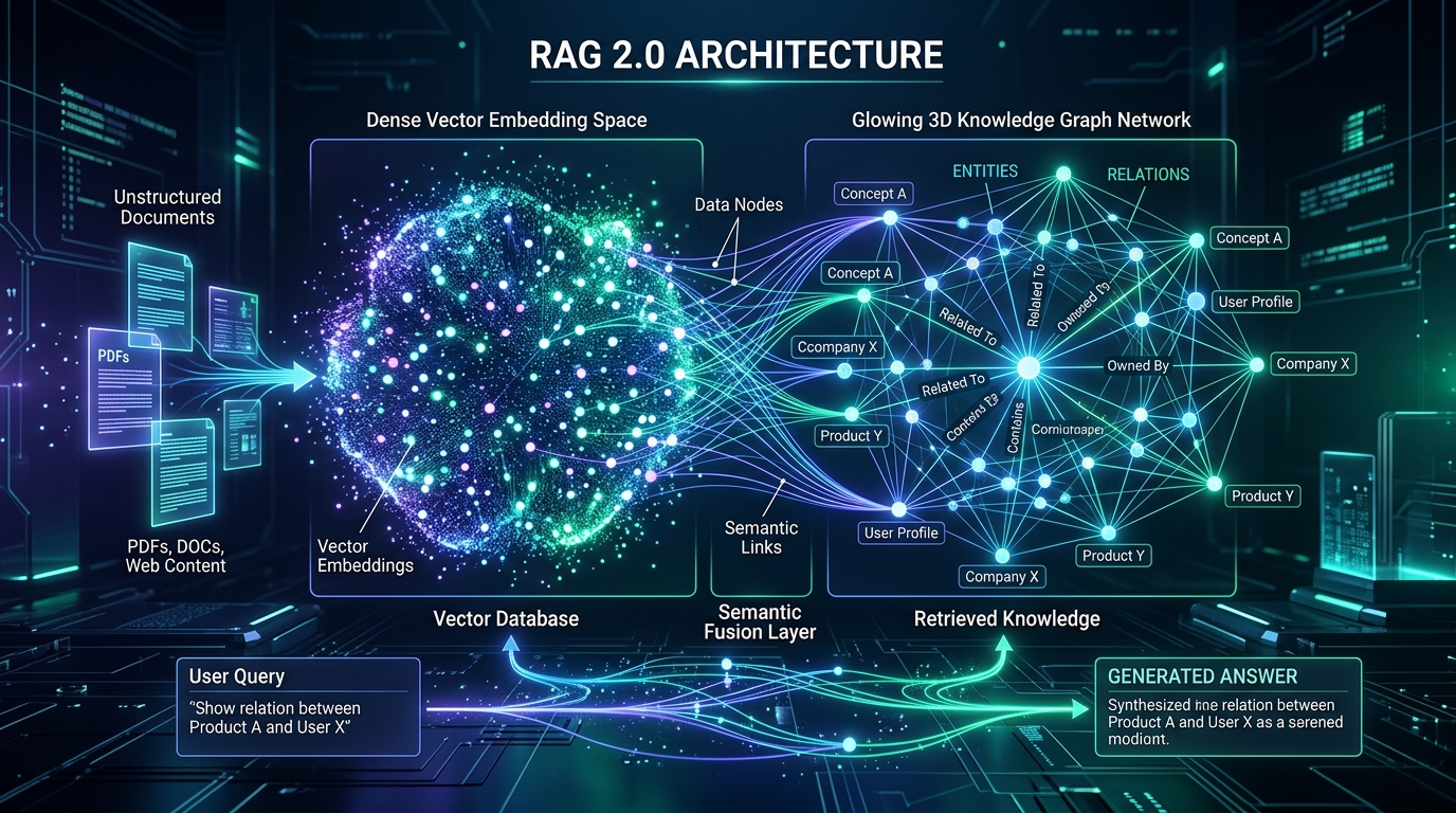 RAG 2.0: Architecting Production Retrieval with Hybrid Vector & Knowledge Graphs