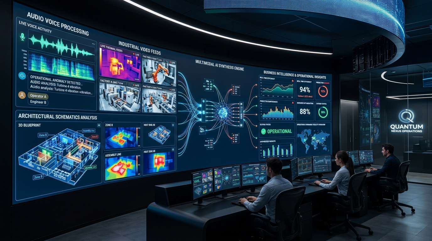 The Multimodal Enterprise: Transforming Unstructured Voice, Video & Vision into Operational Intelligence