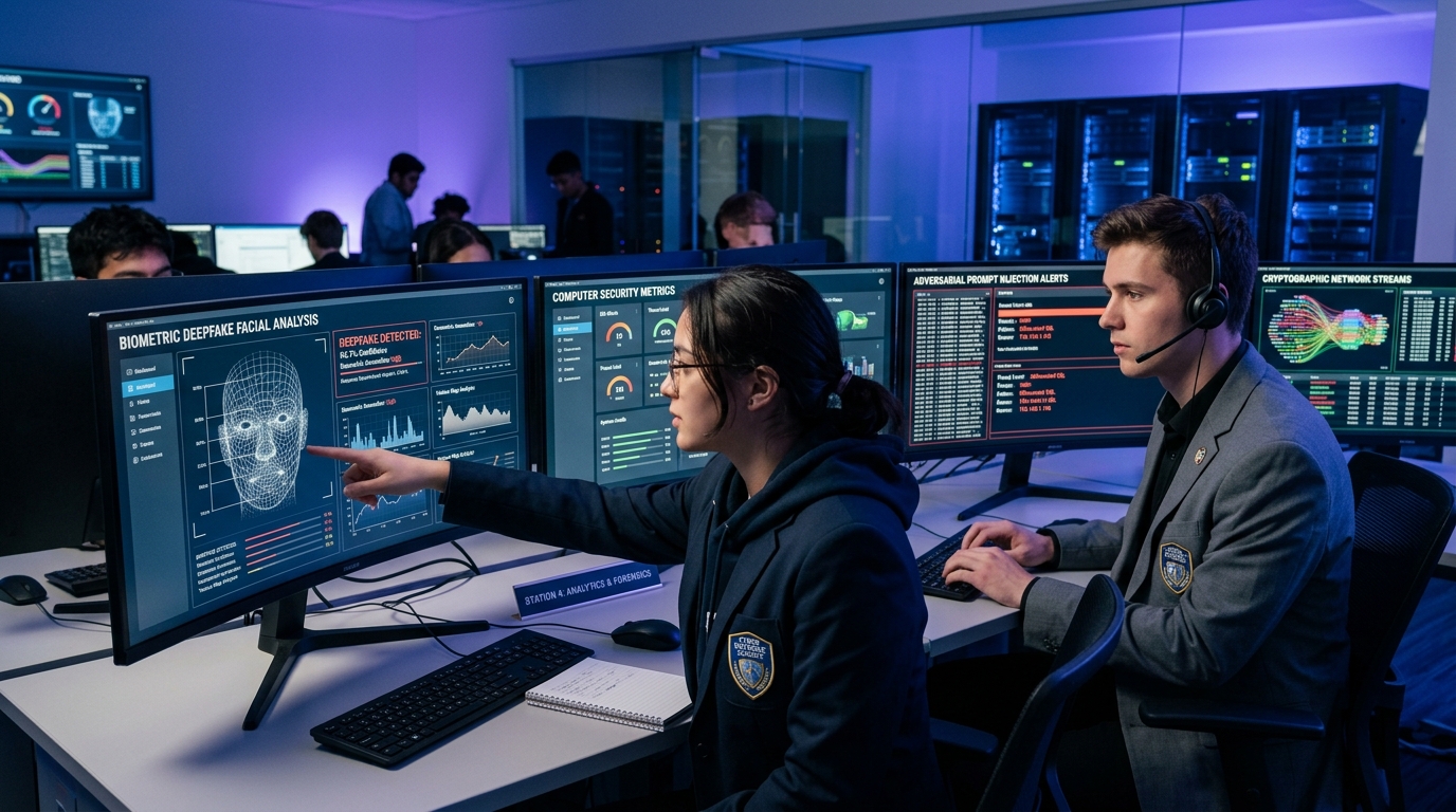 Early Cyber Defense for Teens: Spotting Deepfakes, Social Engineering, and Prompt Injections